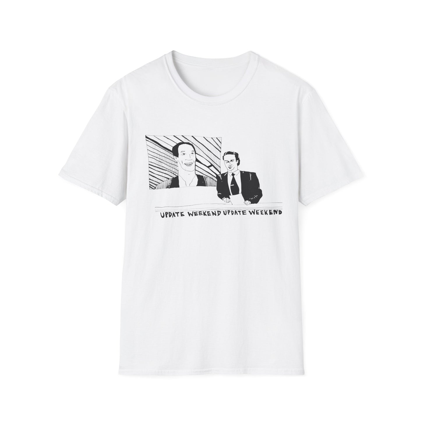 original drawing of the time norm macdonald got fired from snl for oj jokes fan art tshirt