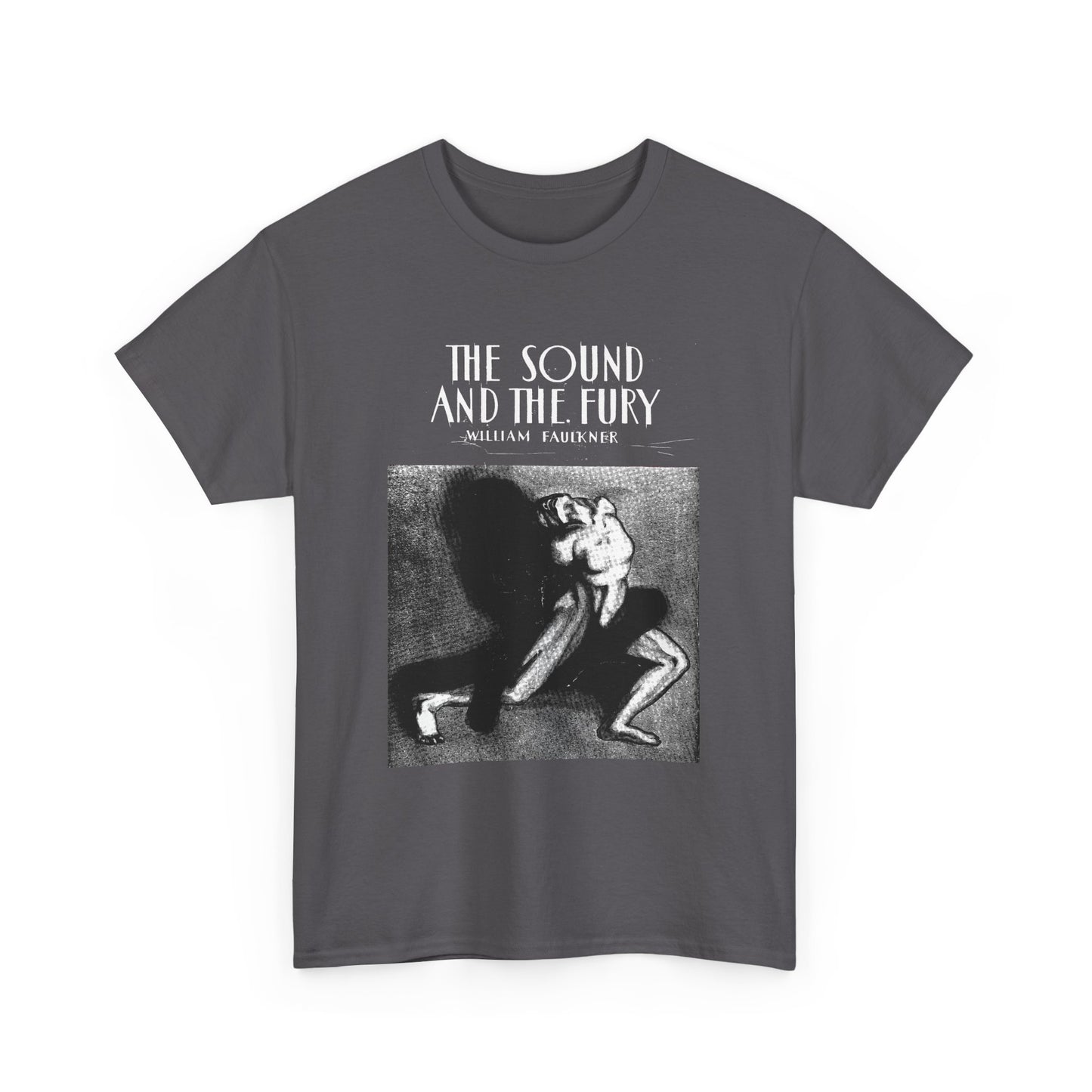 1929 the sound and the fury by william faulkner book cover edit tshirt