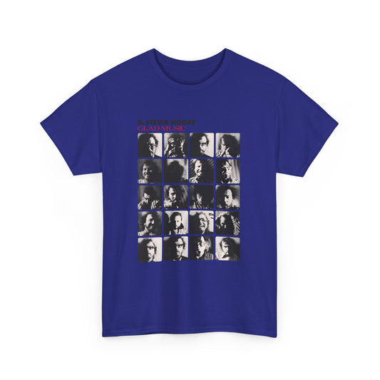 1986 glad music by r stevie moore album cover custom edit tshirt