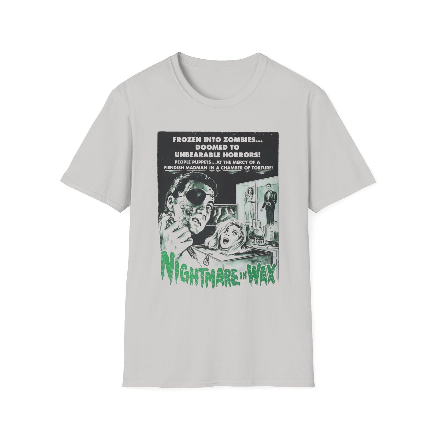 1969 movie poster tshirt nightmare in wax