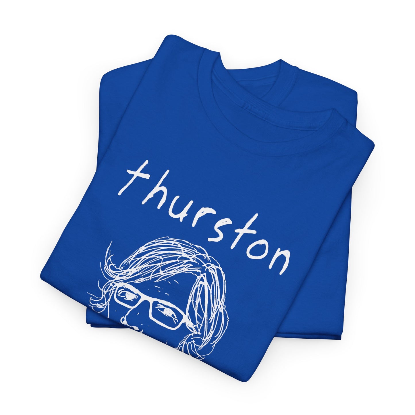 original drawing thurston moore with name tshirt