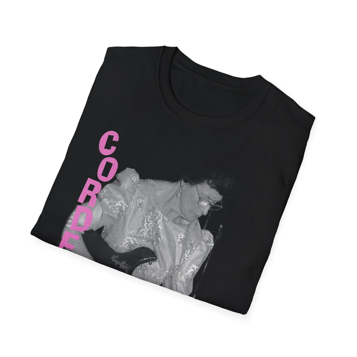 cordell jackson live in chicago no words stretched graphic tshirt