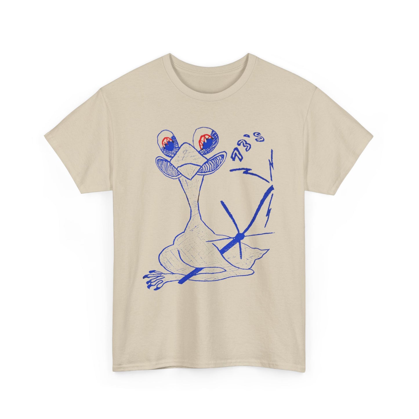 weird bird creature vintage qsl card doodle custom edit tshirt