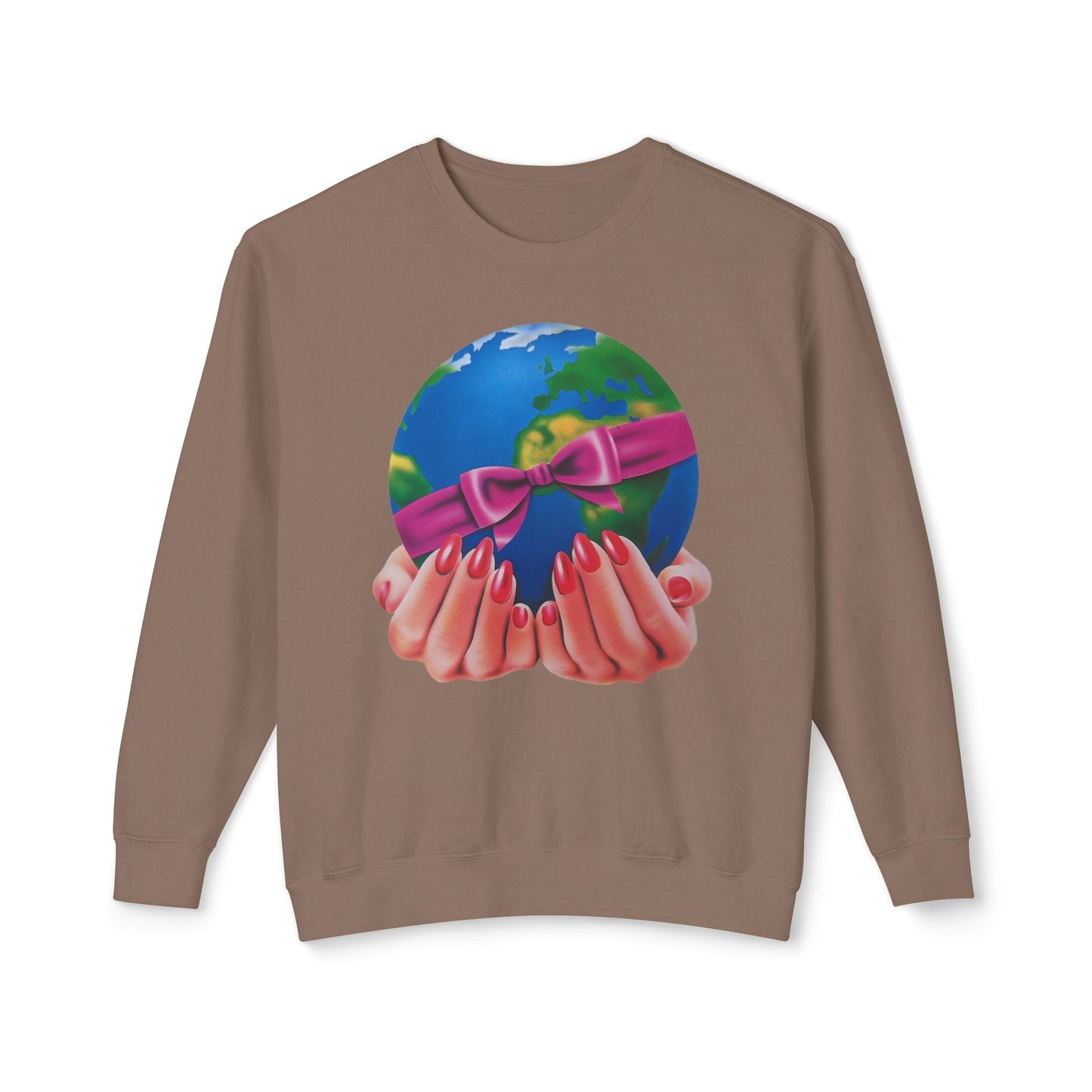 1980s graphic from a greeting card "i'd give you the world" 100% cotton sweatshirt