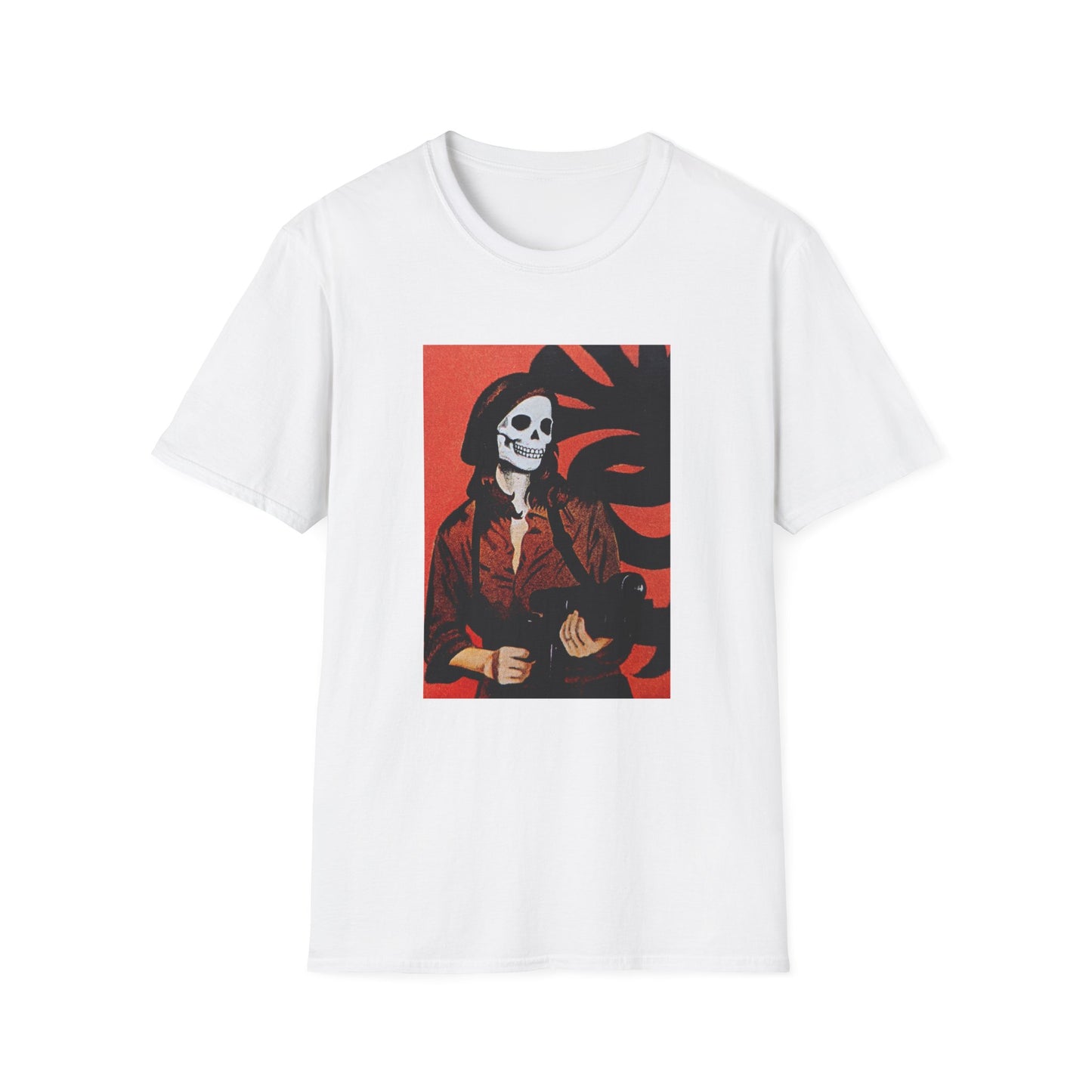 patty hearst skull face tshirt