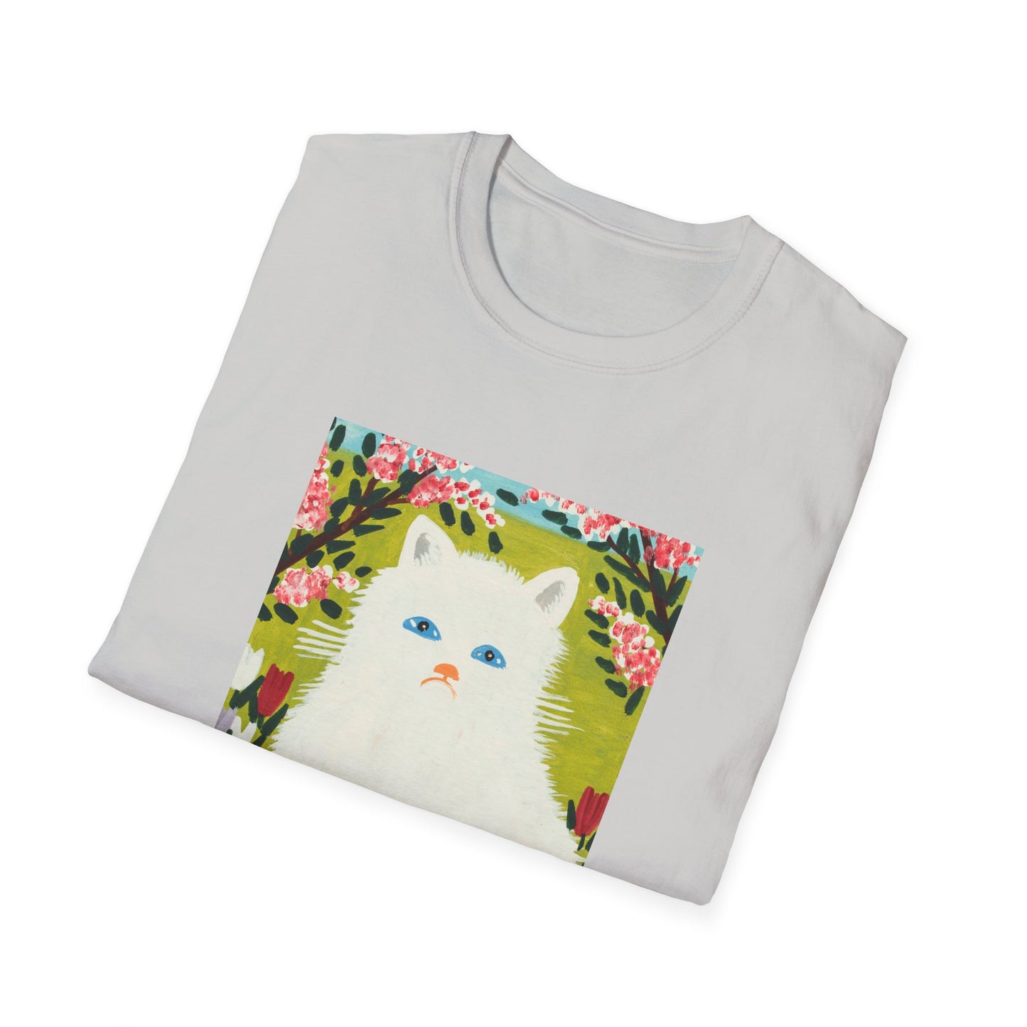 maud lewis canadian folk artist white cat tshirt