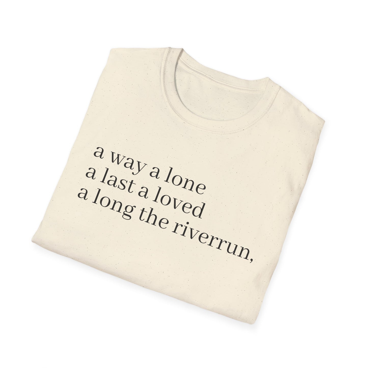 james joyce finnegans wake last lines going into first line tshirt