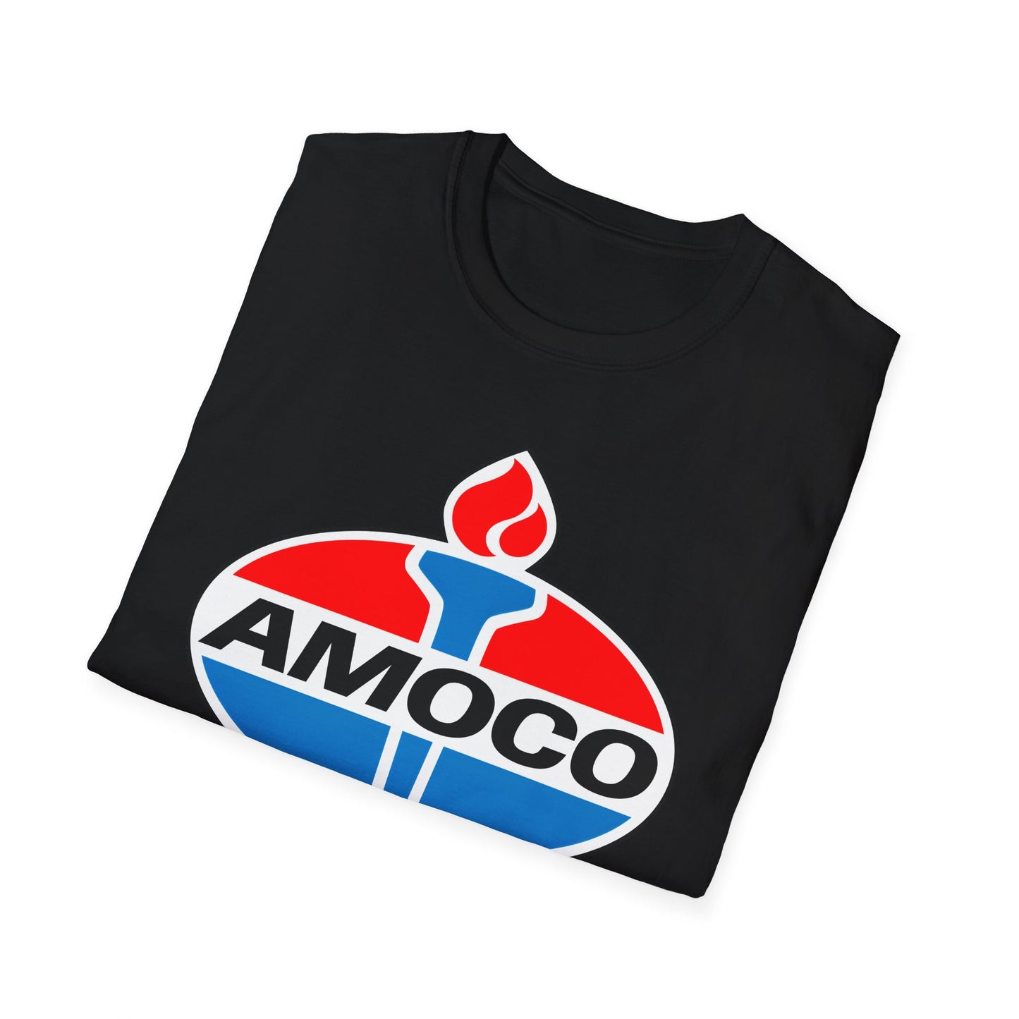 amoco oil company logo tshirt