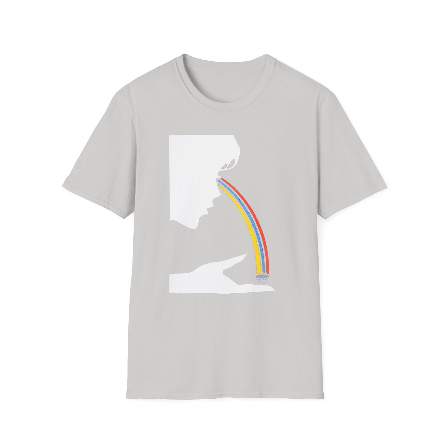 rainbow eyeball graphic tshirt