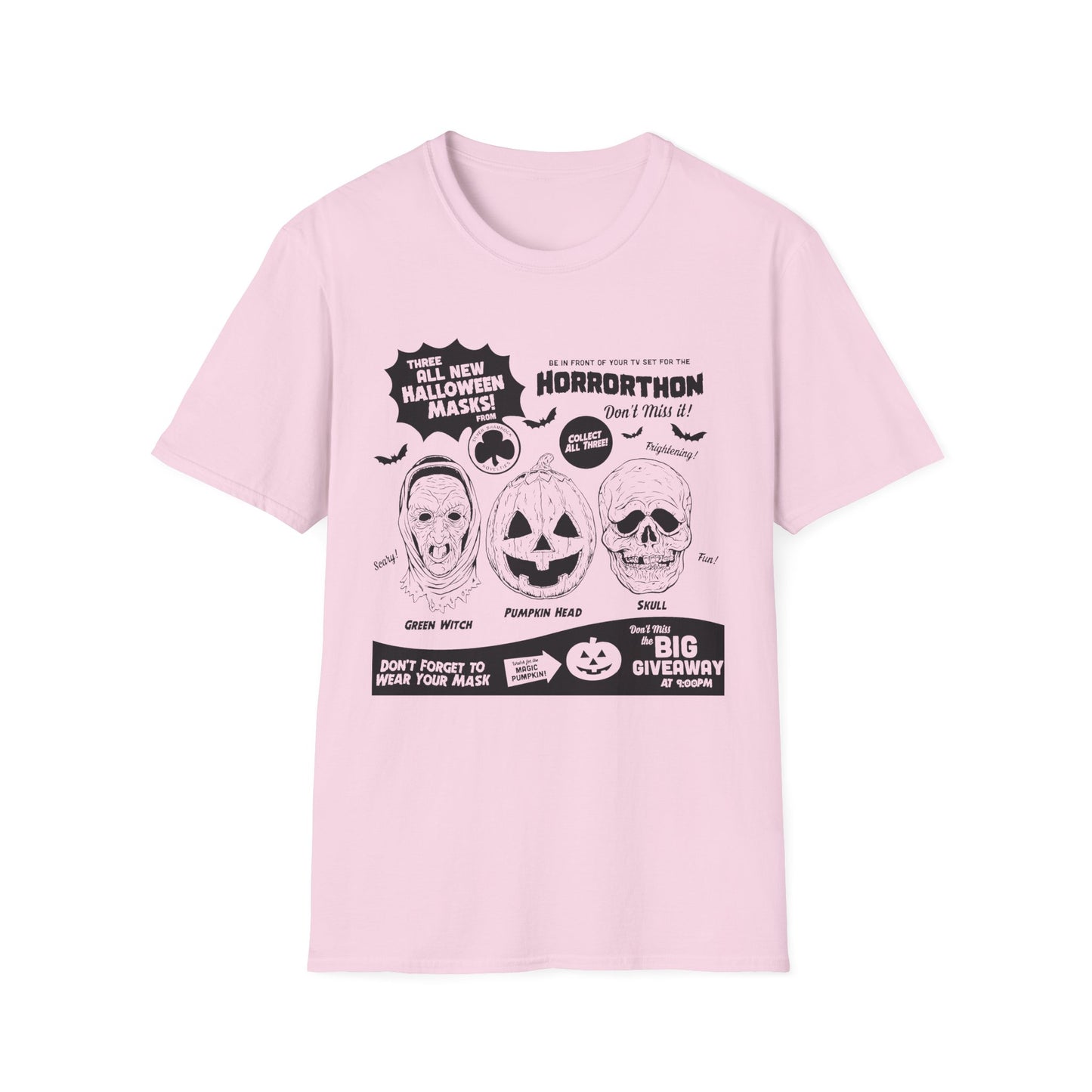 halloween 3 tv guide ad graphic 2 in black tshirt