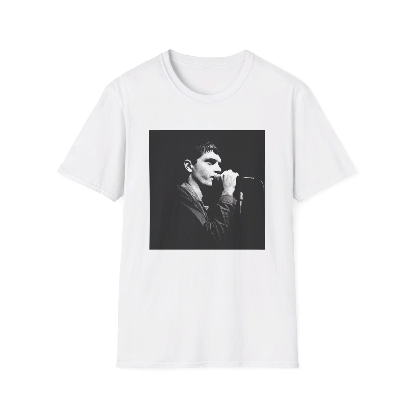 ian curtis singing 2 joy division tshirt