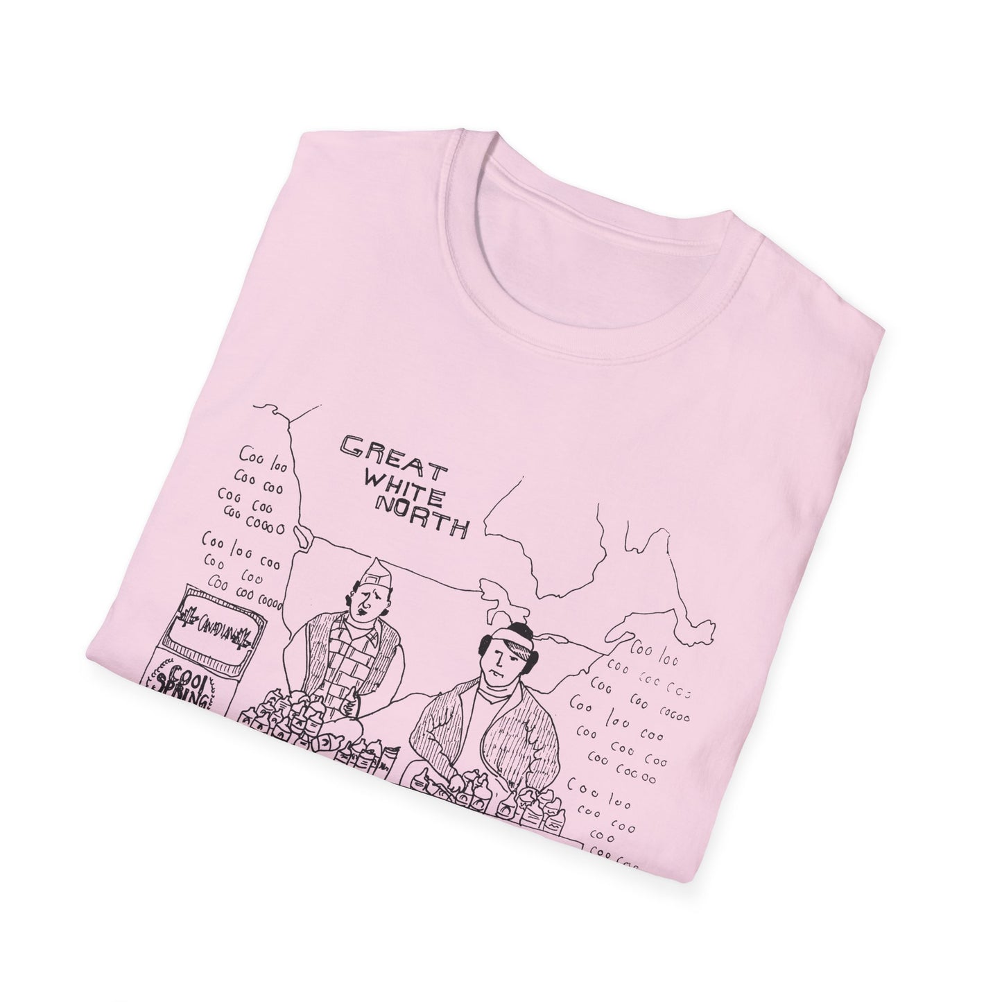 original drawing of bob and doug mckenzie tshirt