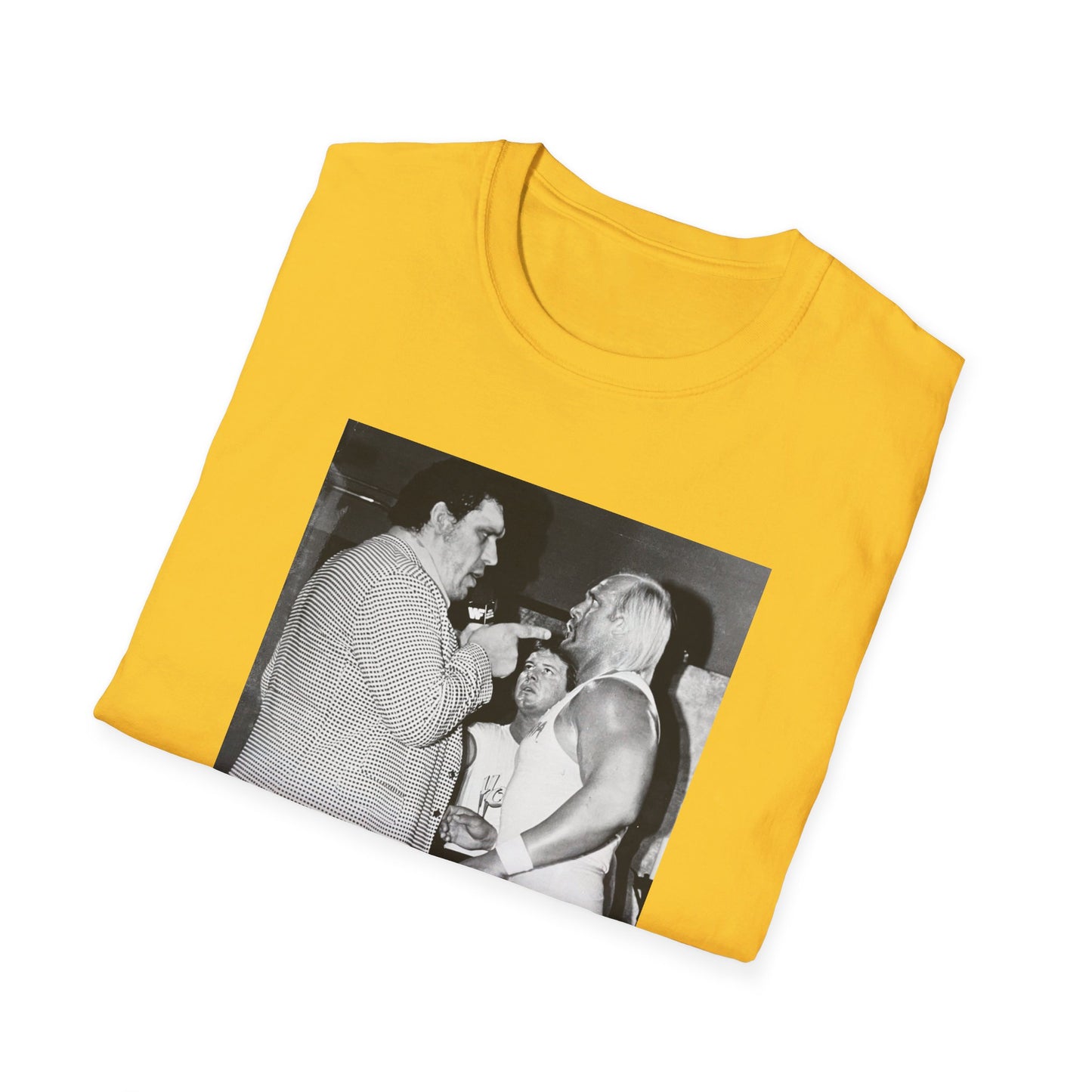 wrestlemania iii hulk v. andre the giant photo tshirt