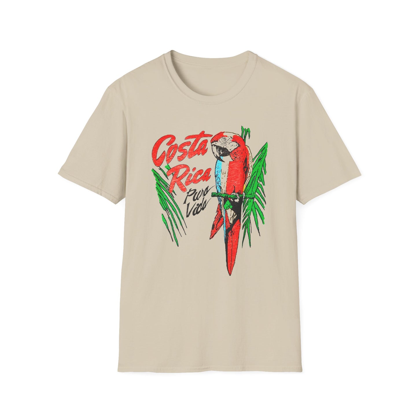 vintage costa rica pura vida pure life reproduction tshirt