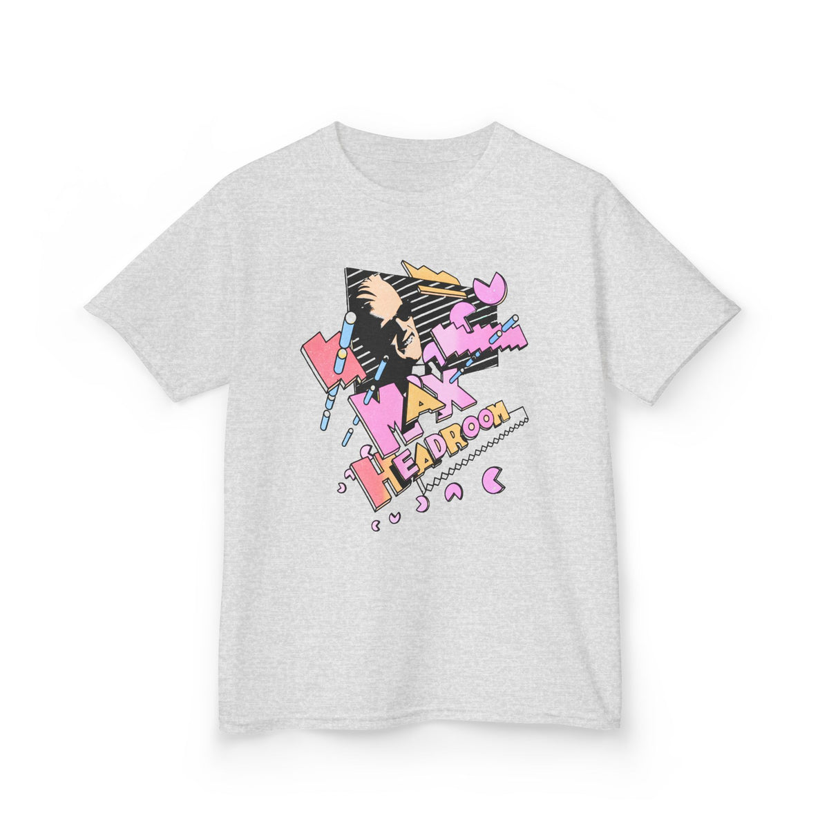 1986 max headroom reproduction YOUTH SIZE short sleeve tee
