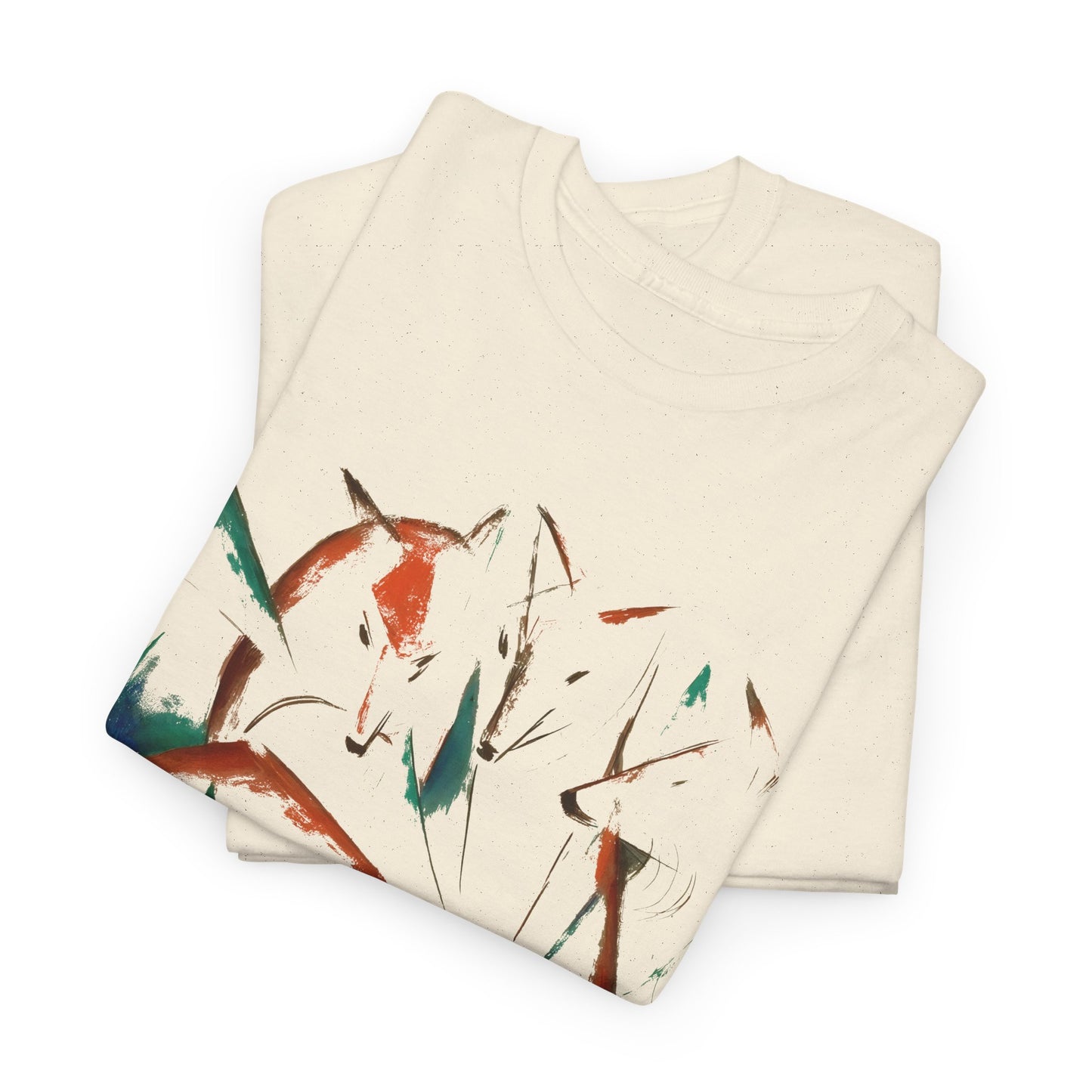 1913 four foxes oil painting by franz marc reproduction tshirt