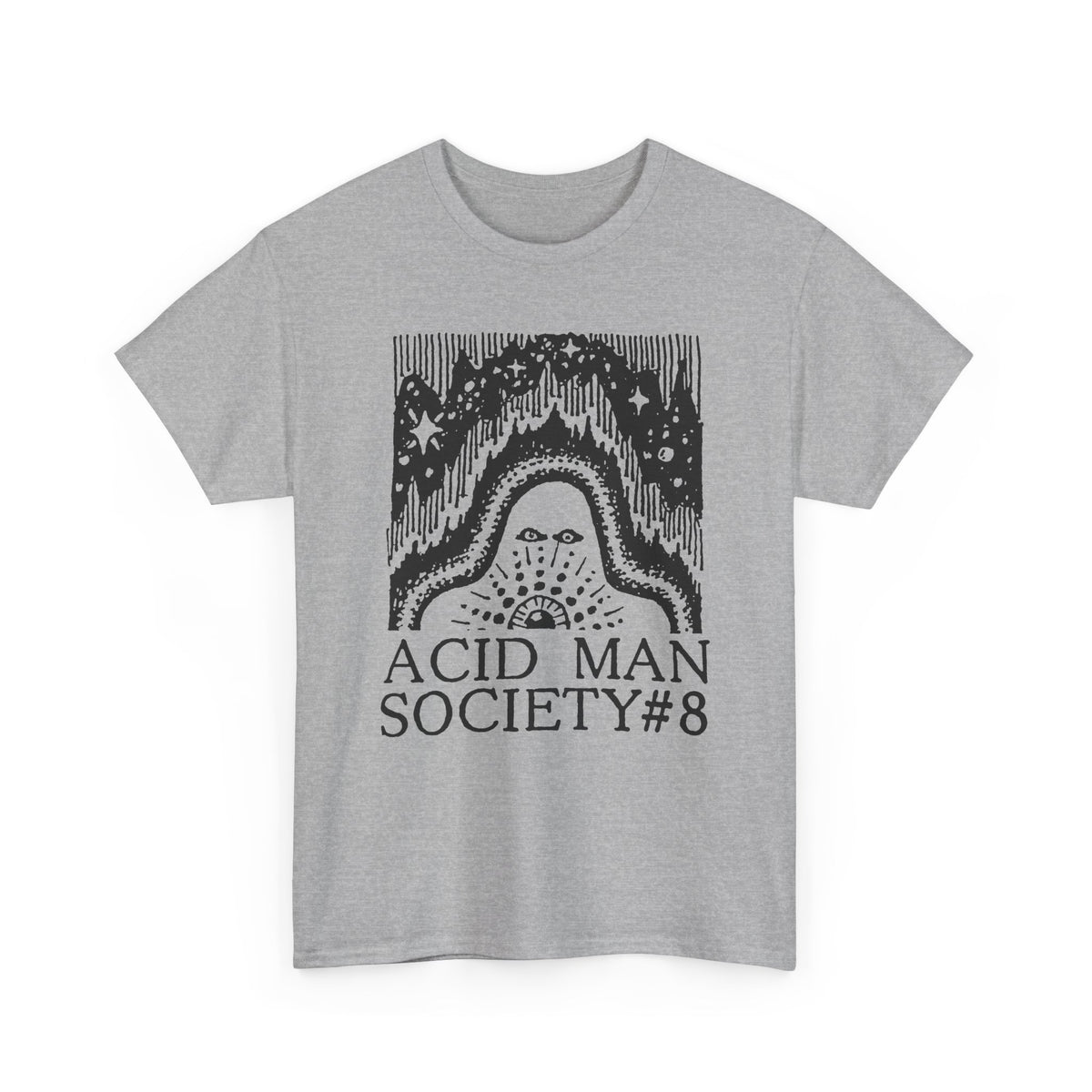 1989 acid man #8 mini comic cover illustration tshirt