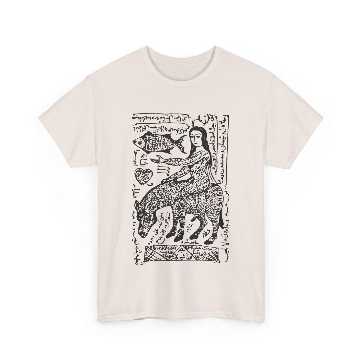 1800s persian witch talisman brass amulet love spell tshirt