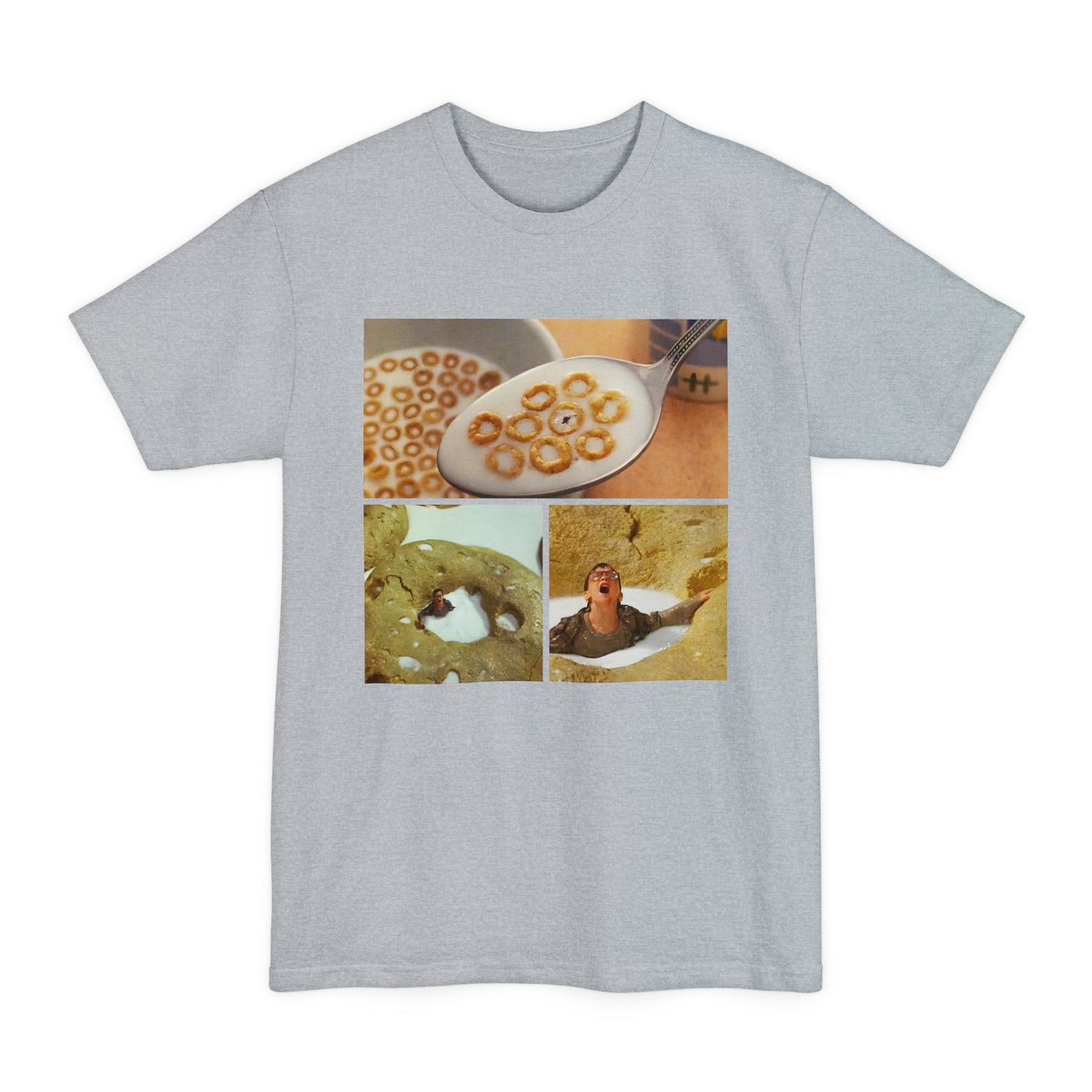 oversized honey, i shrunk the kids 1989 cheerios scene multiple angles unisex tall beefy tshirt