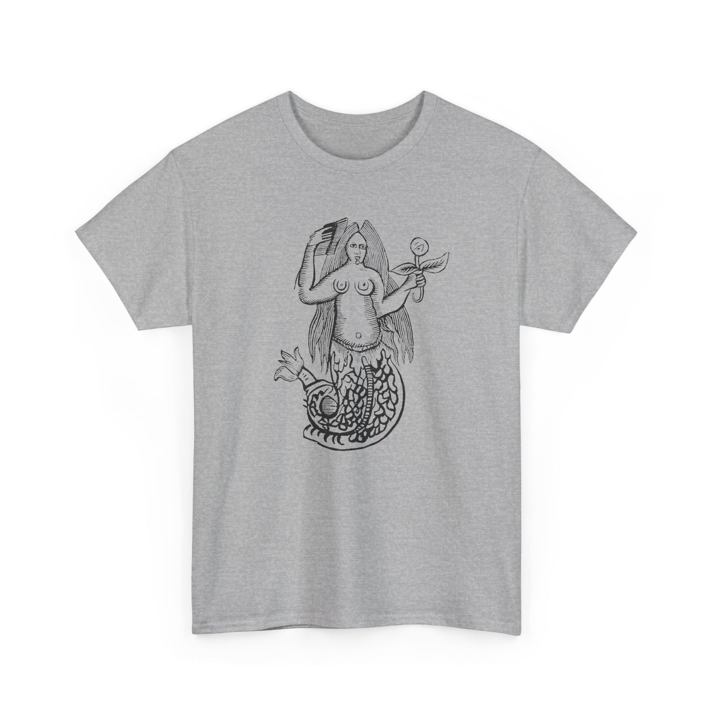1882 mermaid illustration from the wonder of wonders chap-books of the eighteenth century john ashton tshirt