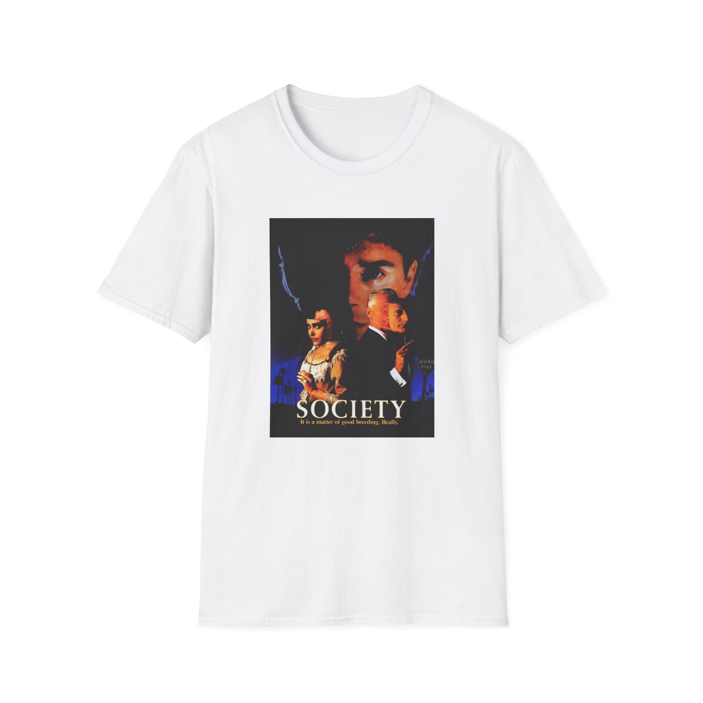 society 1989 movie poster tshirt