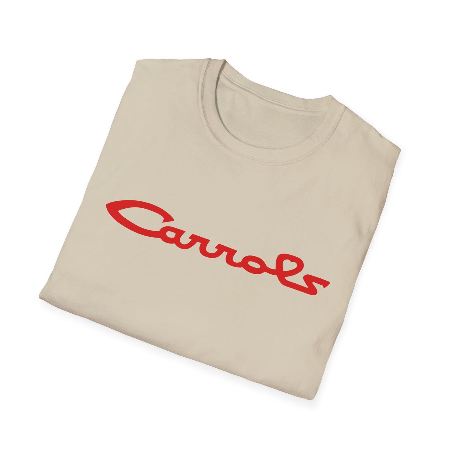 vintage defunct carrols fast food logo tshirt
