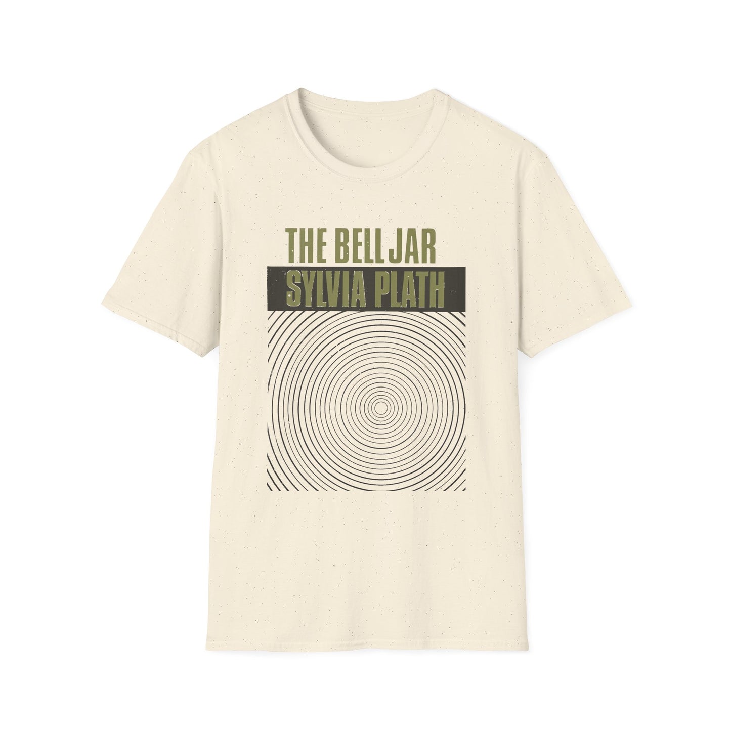1963 book by sylvia plath the bell jar book cover tshirt