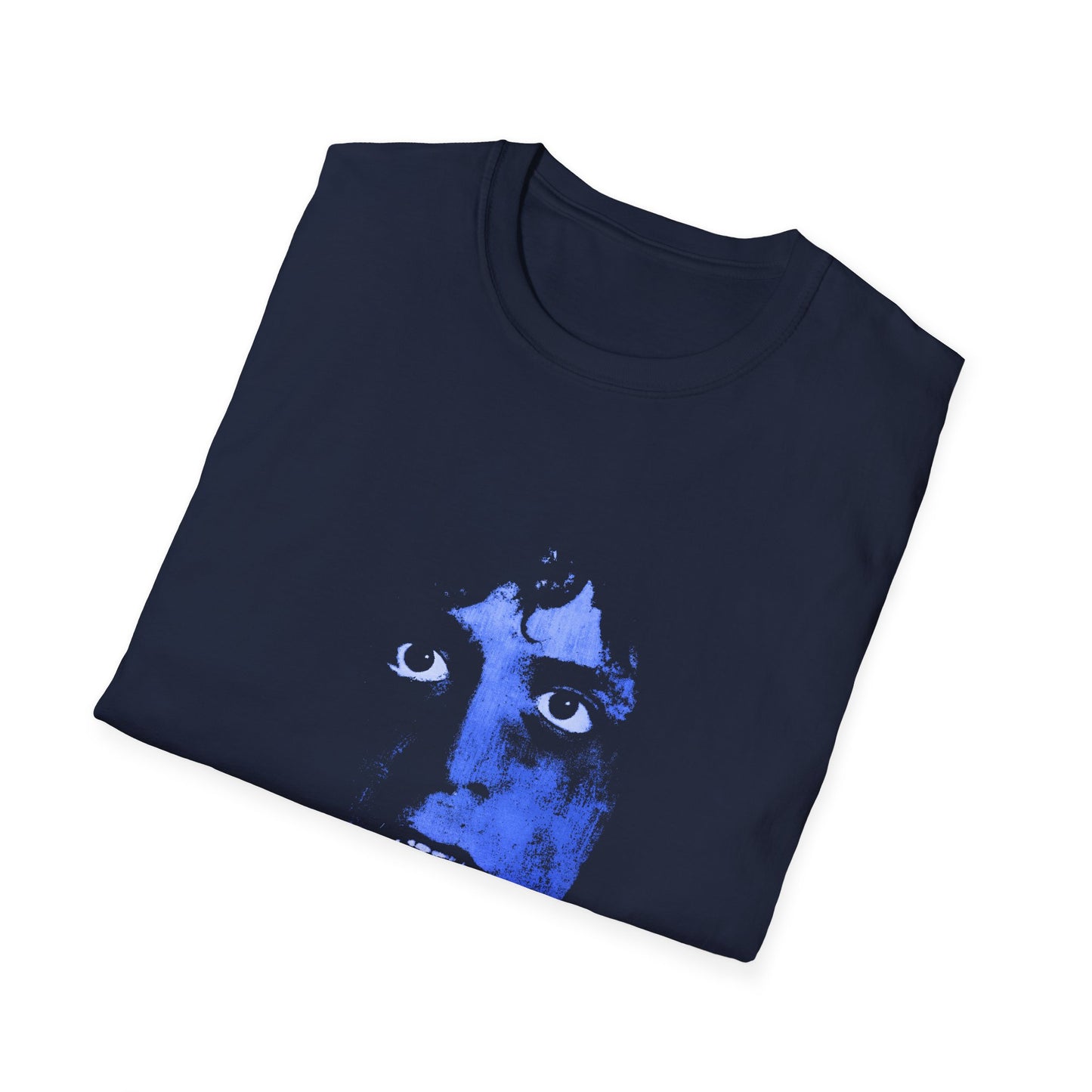 blue rock and roll animal fan art tshirt