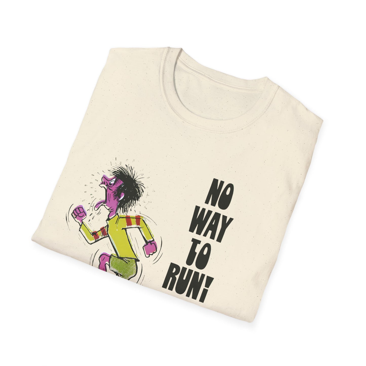 1960s/70s anti-drug poster no way to run (drugs) by smartset smarteen s.o.s tshirt