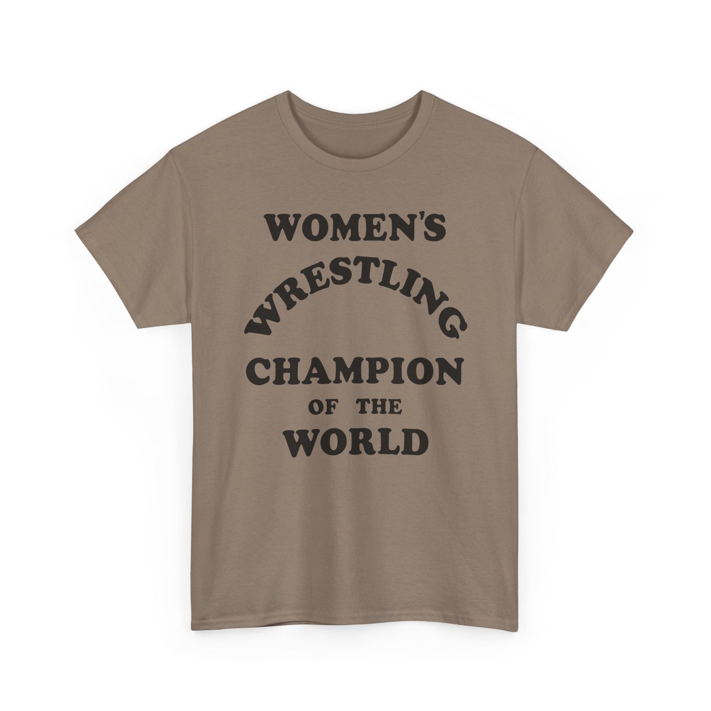 women's wrestling champion of the world as worn by andy kaufman tshirt
