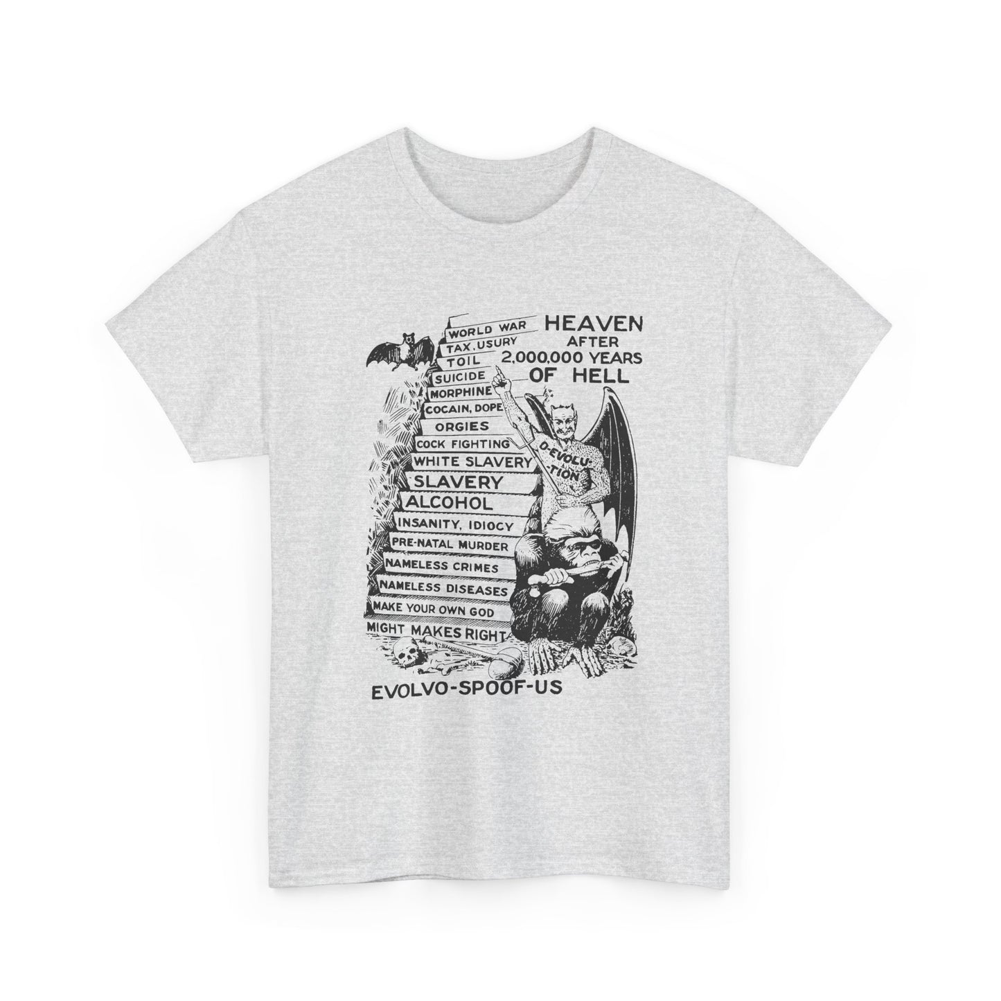 jocko-homo heavenbound b. h. shadduck 1925 religious pamphlet page six tshirt