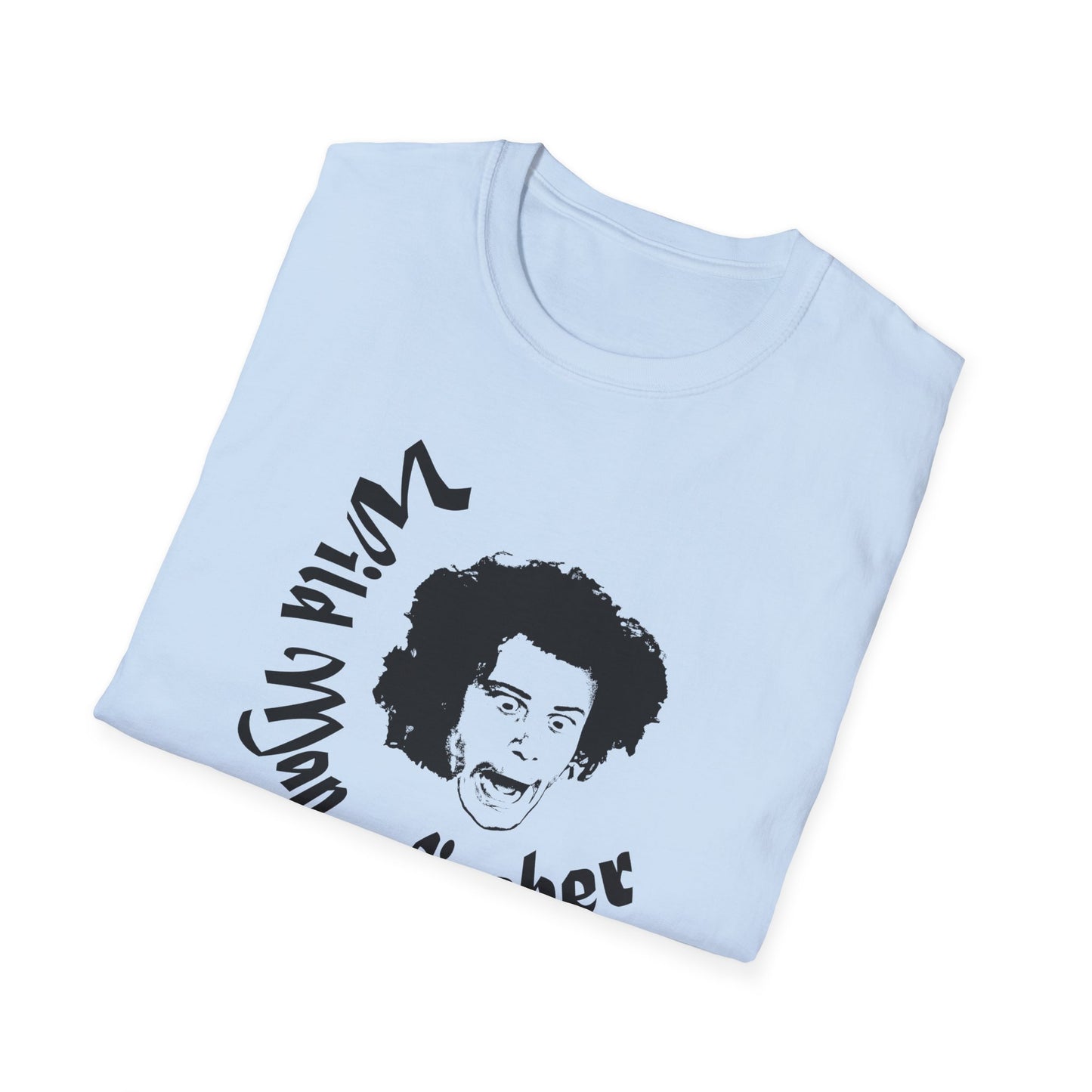 wild man fischer black stencil tshirt