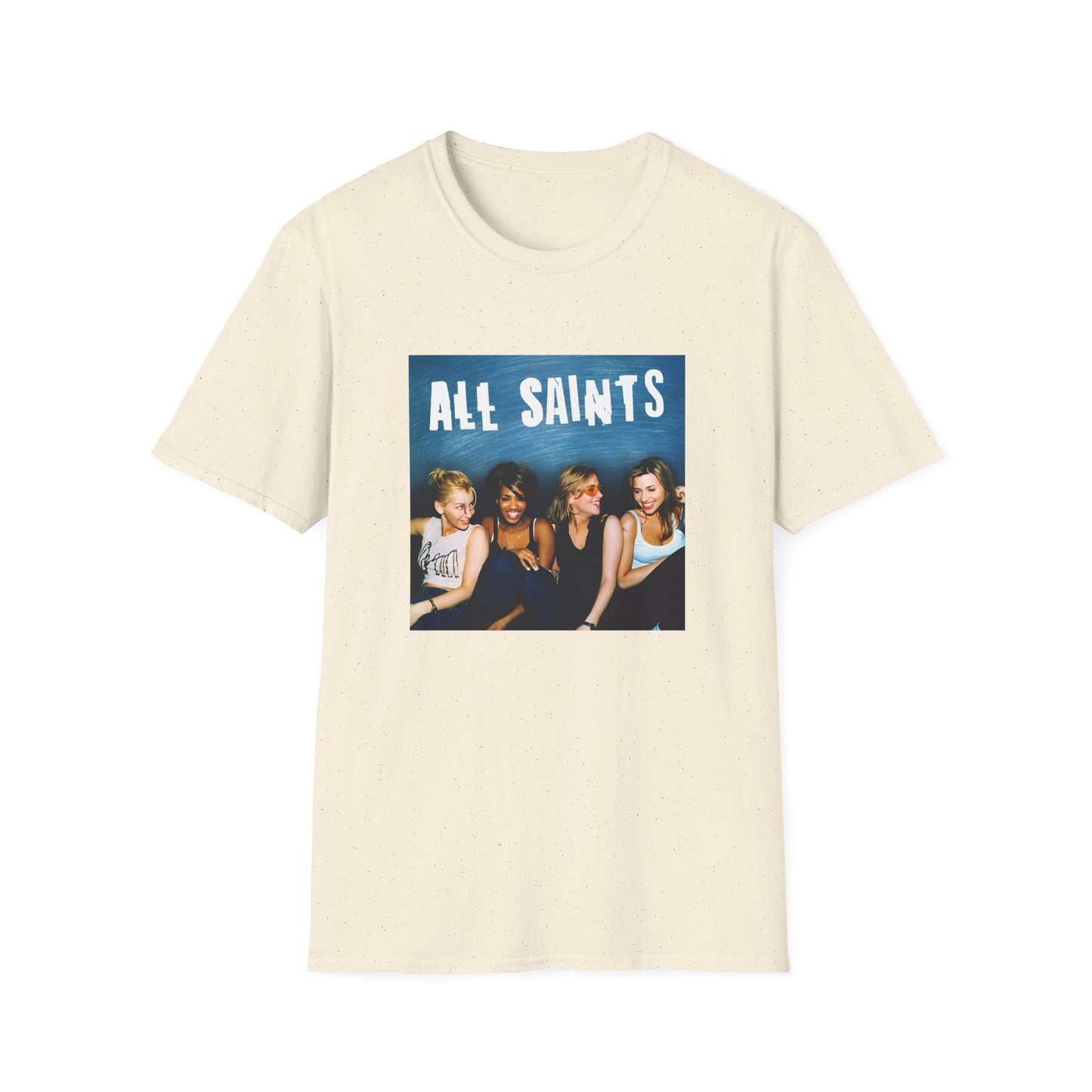 all saints on a couch on a tshirt