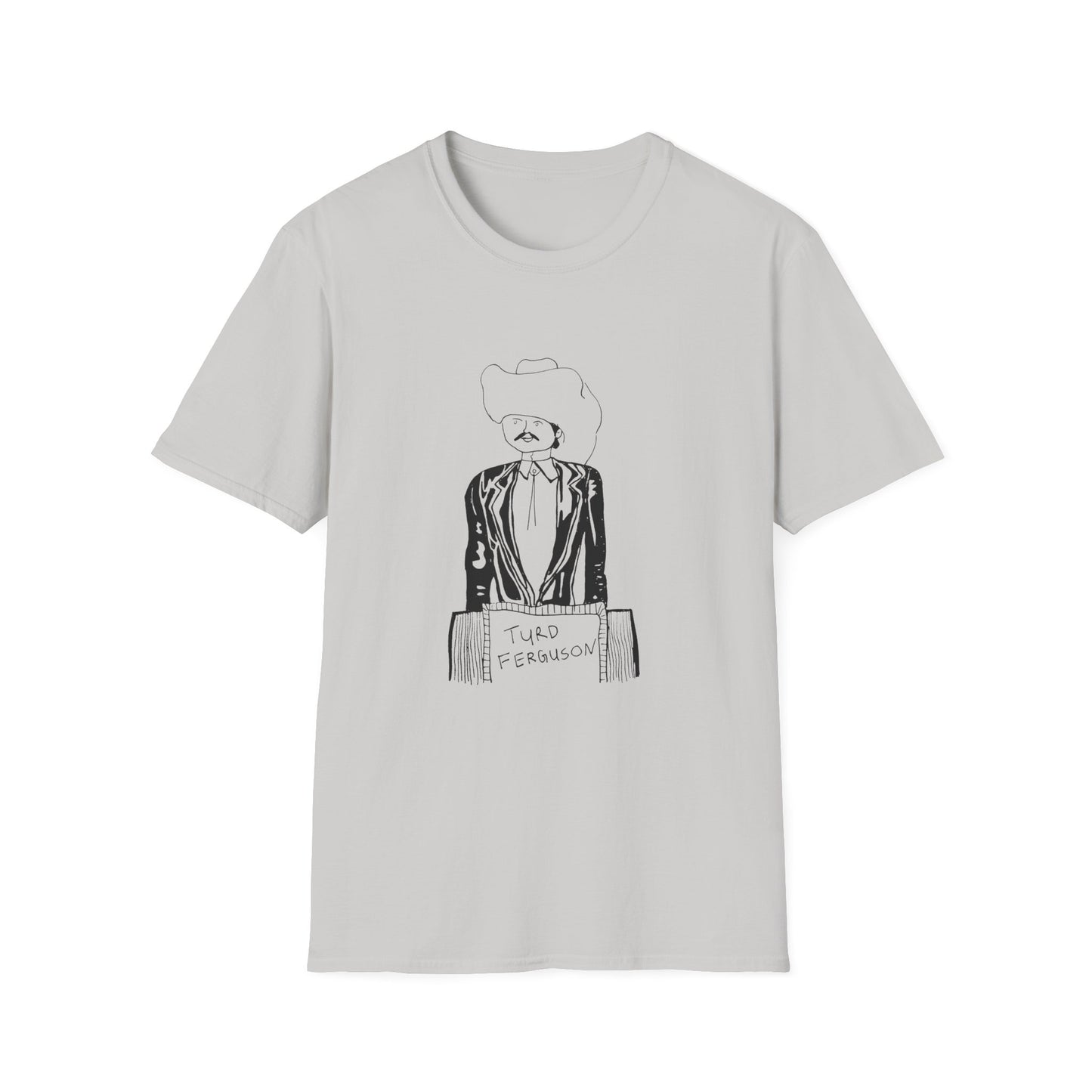 original drawing norm macdonald as turd ferguson on snl fan art tshirt