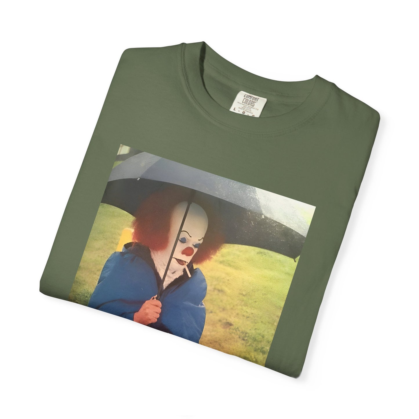 tim curry on it set smoking cigarette tshirt on comfort colors