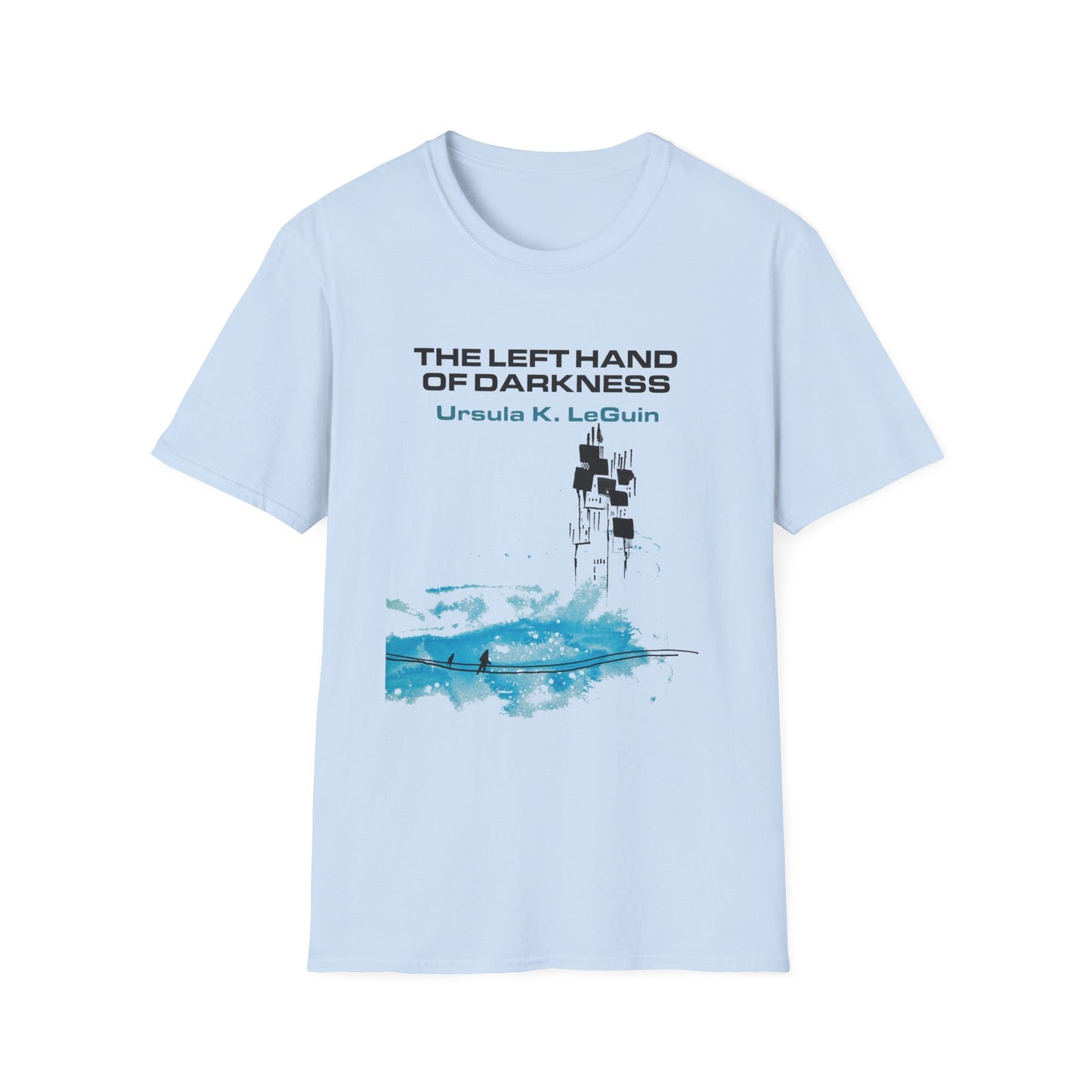 1969 book the left hand of darkness by ursula k le guin book cover tshirt