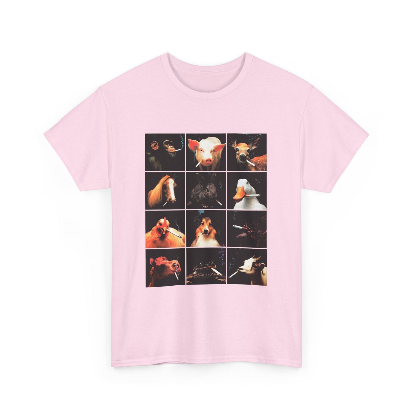 1990s anti smoking campaign poster it looks just as stupid when you do it no words reproduction tshirt