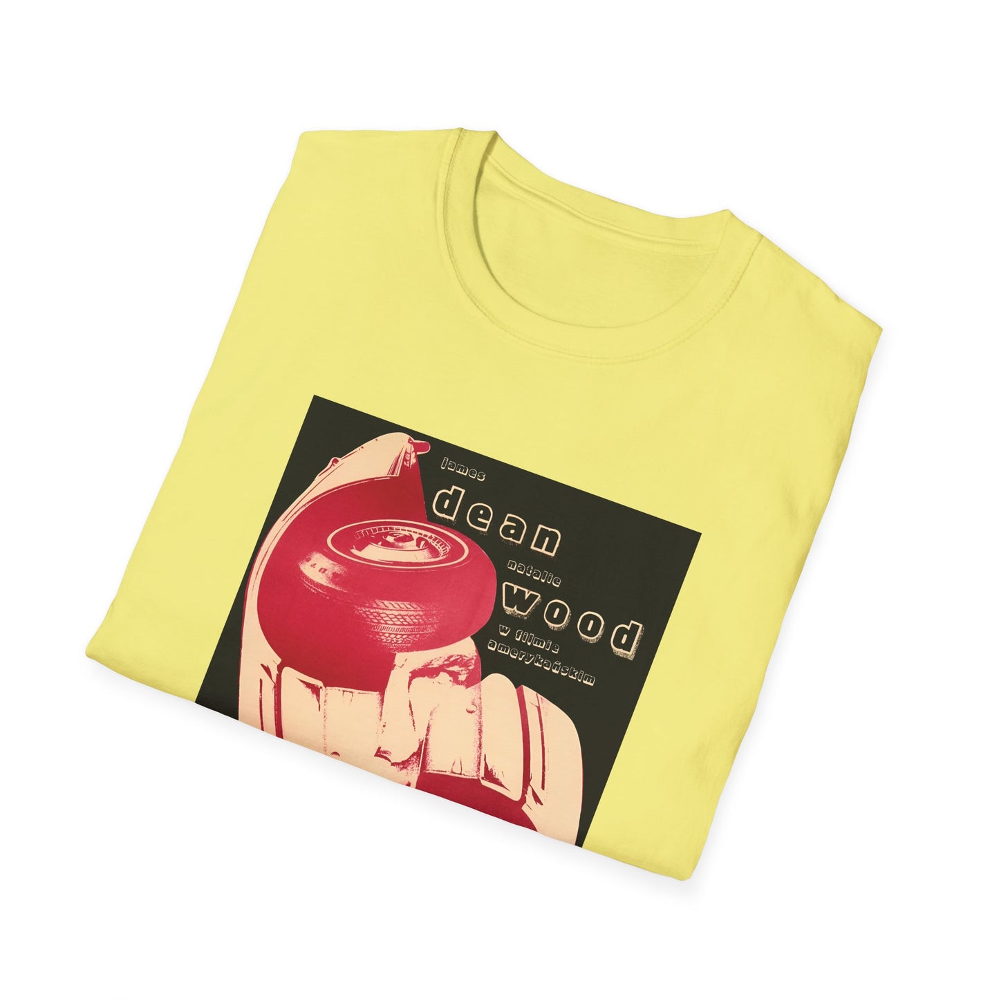 1970 polish movie poster for rebel without a cause 1955 with james dean tshirt