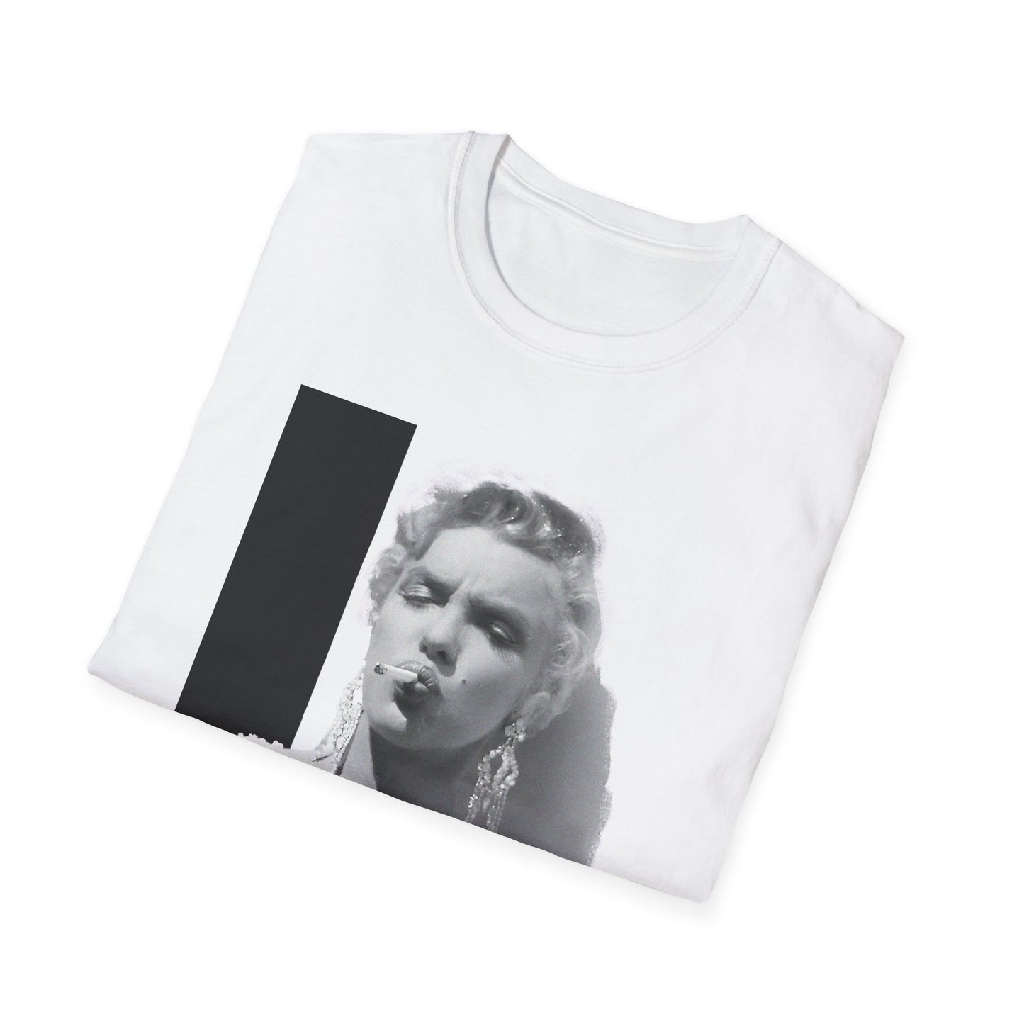 marilyn monroe smoking a cigarette tshirt