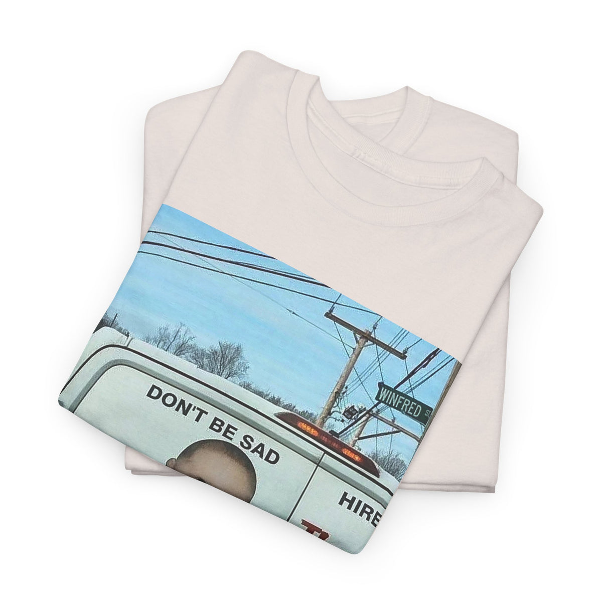 the don't be sad meme low quality photo cuz it's funny tshirt