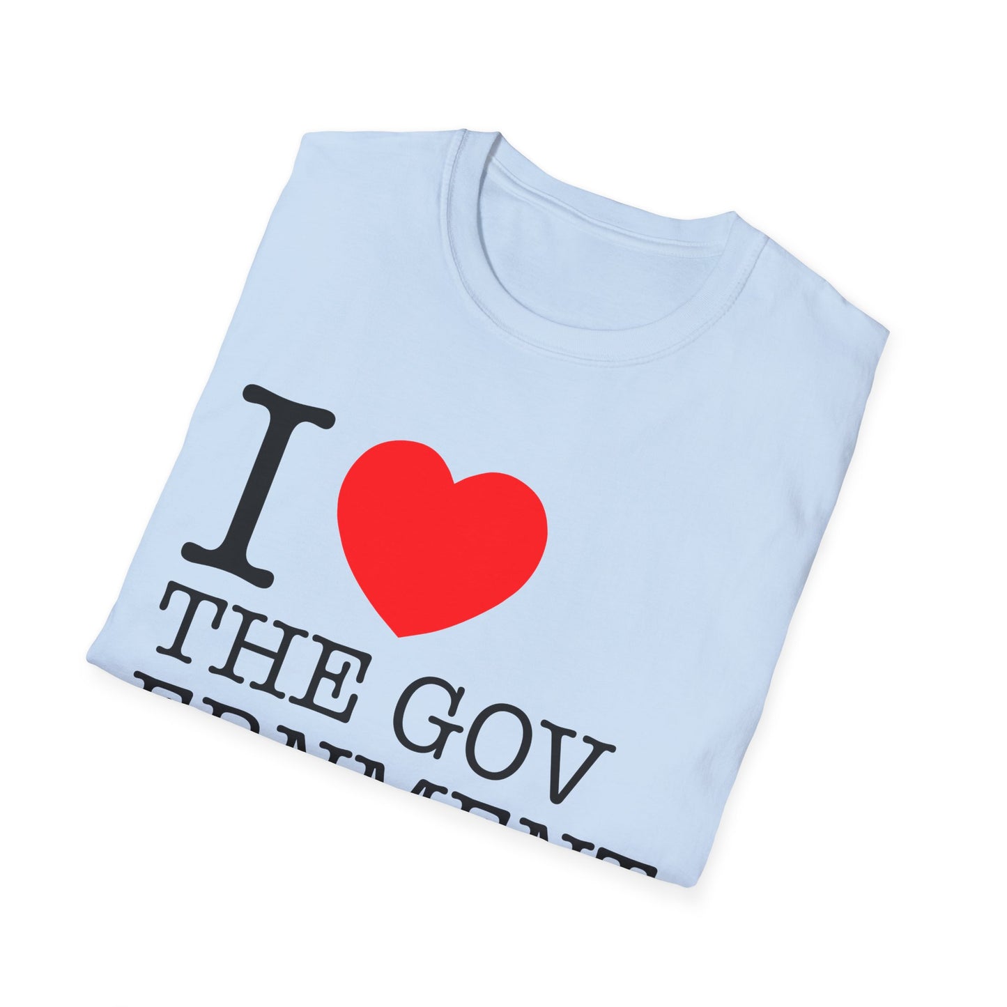 i heart the government tshirt