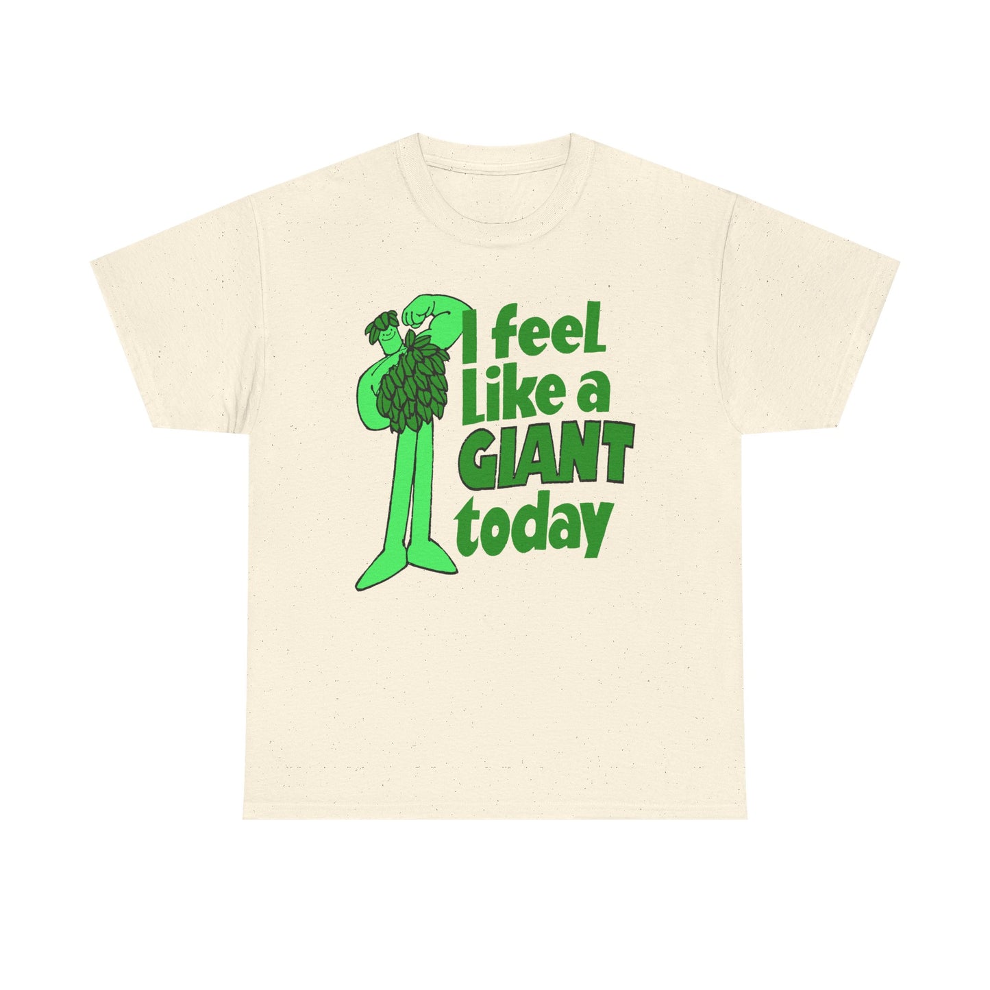 vintage green giant i feel like a giant today tshirt