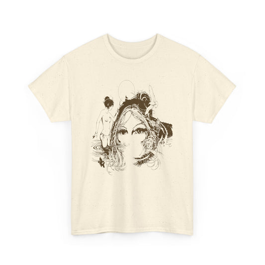 1970s whimsical illustration by bill ogden tshirt