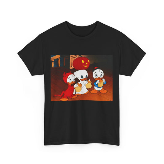 1982 huey dewey and louie halloween cartoon reproduction tshirt