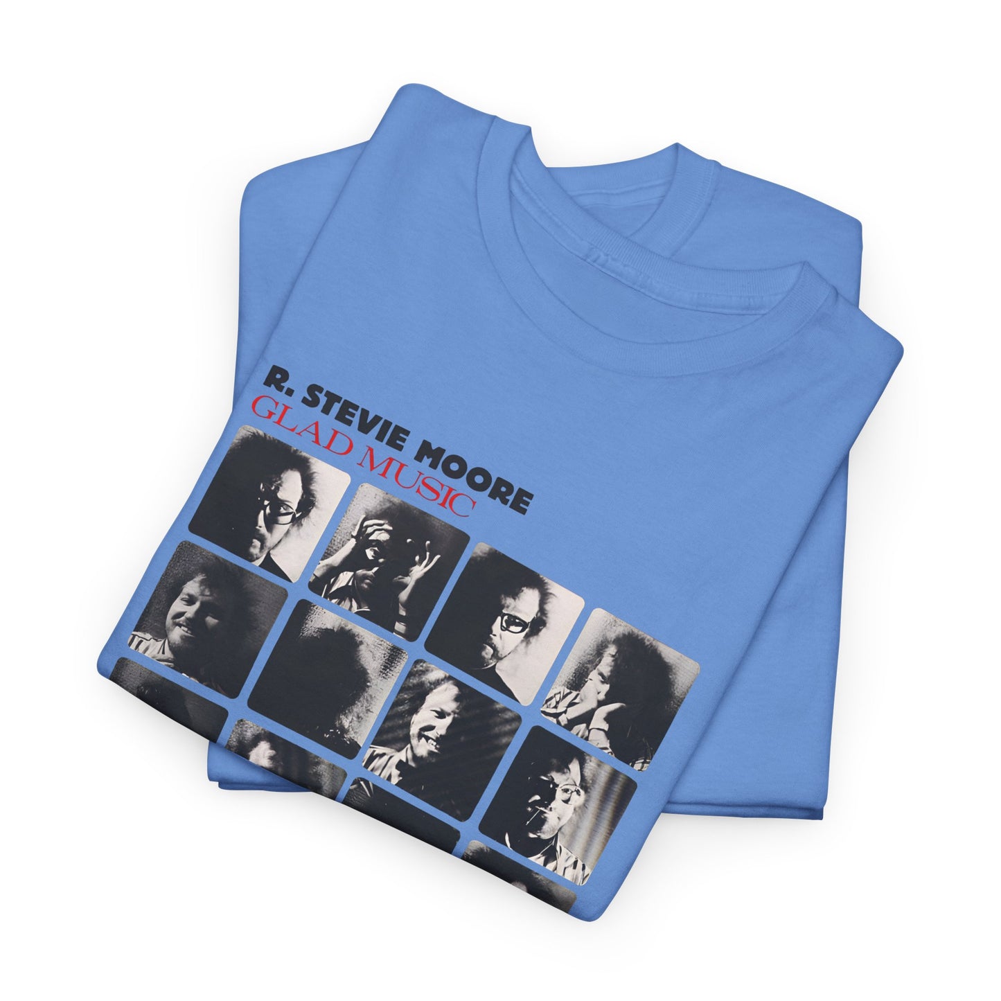 1986 glad music by r stevie moore album cover custom edit tshirt