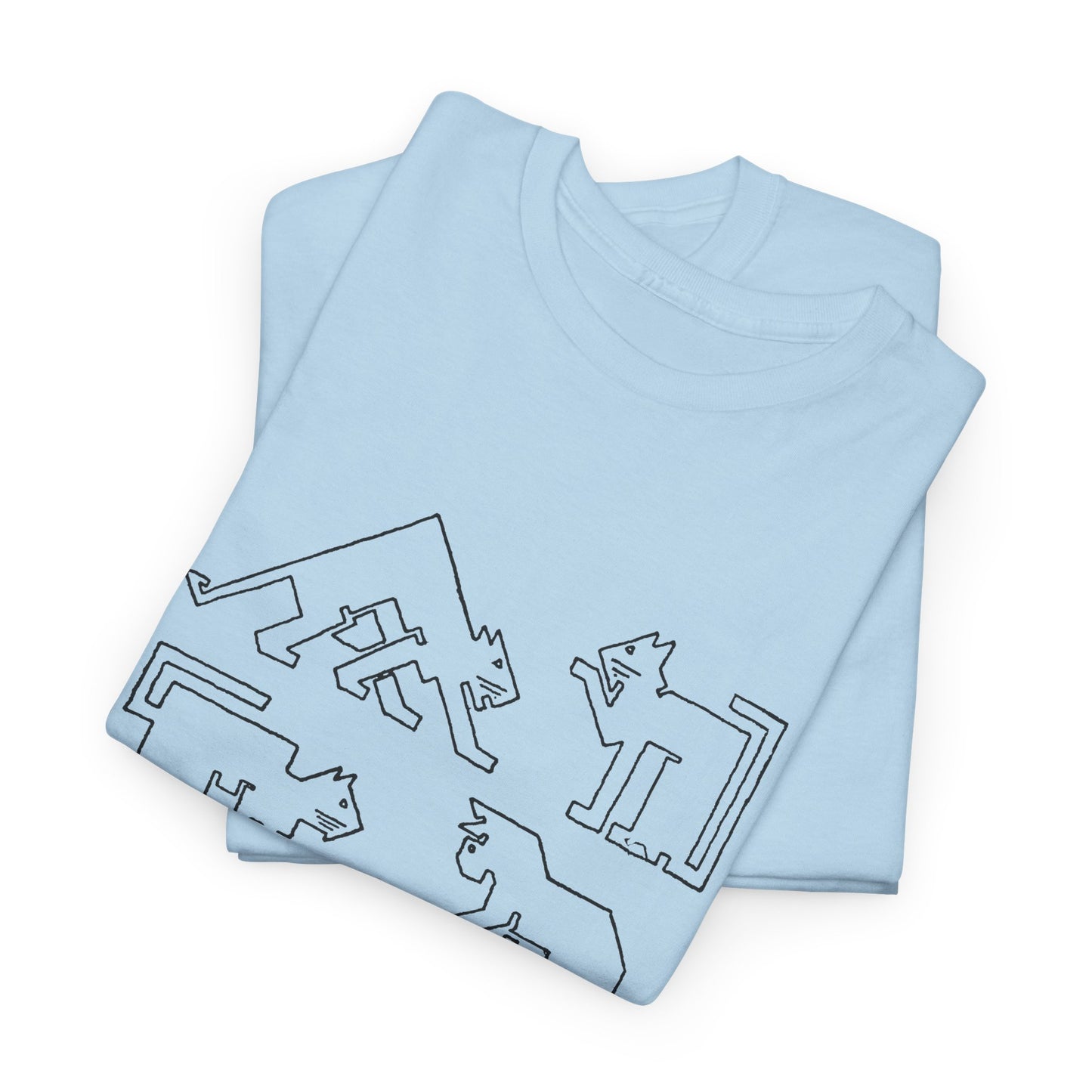 1910 ernest allen batchelder draw a cat using only straight lines reproduction tshirt