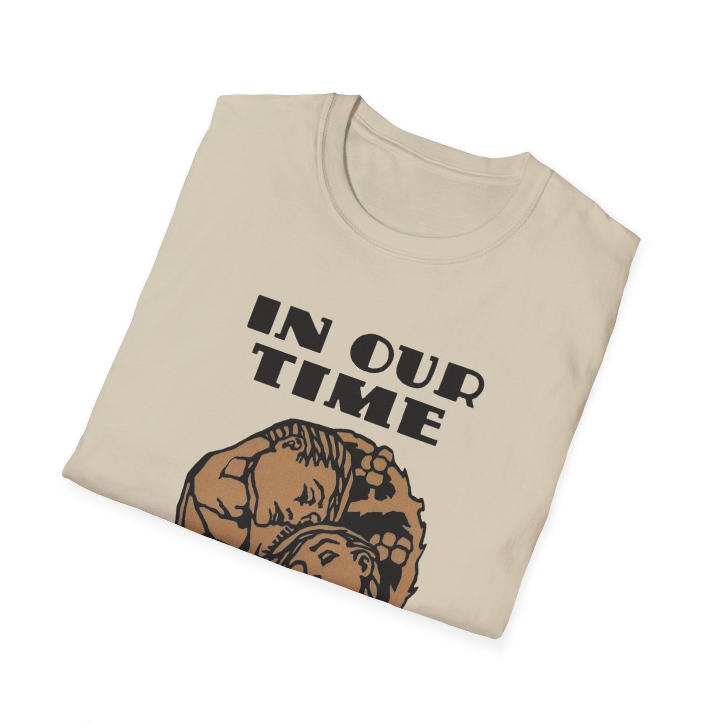 1925 ernest hemingway book cover by cleo damianakes for in our time the tshirt