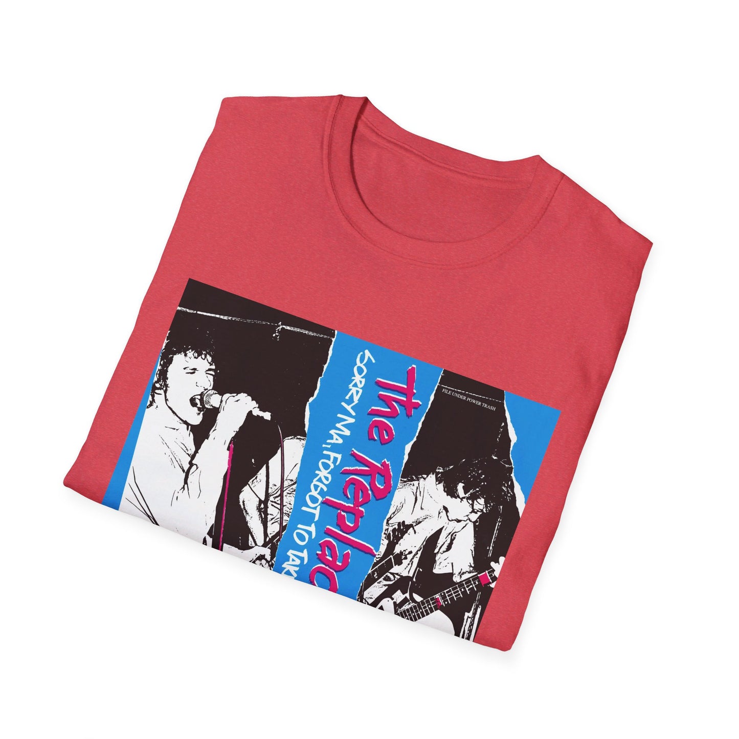 the replacements 1981 sorry ma, forgot to take out the trash album tshirt