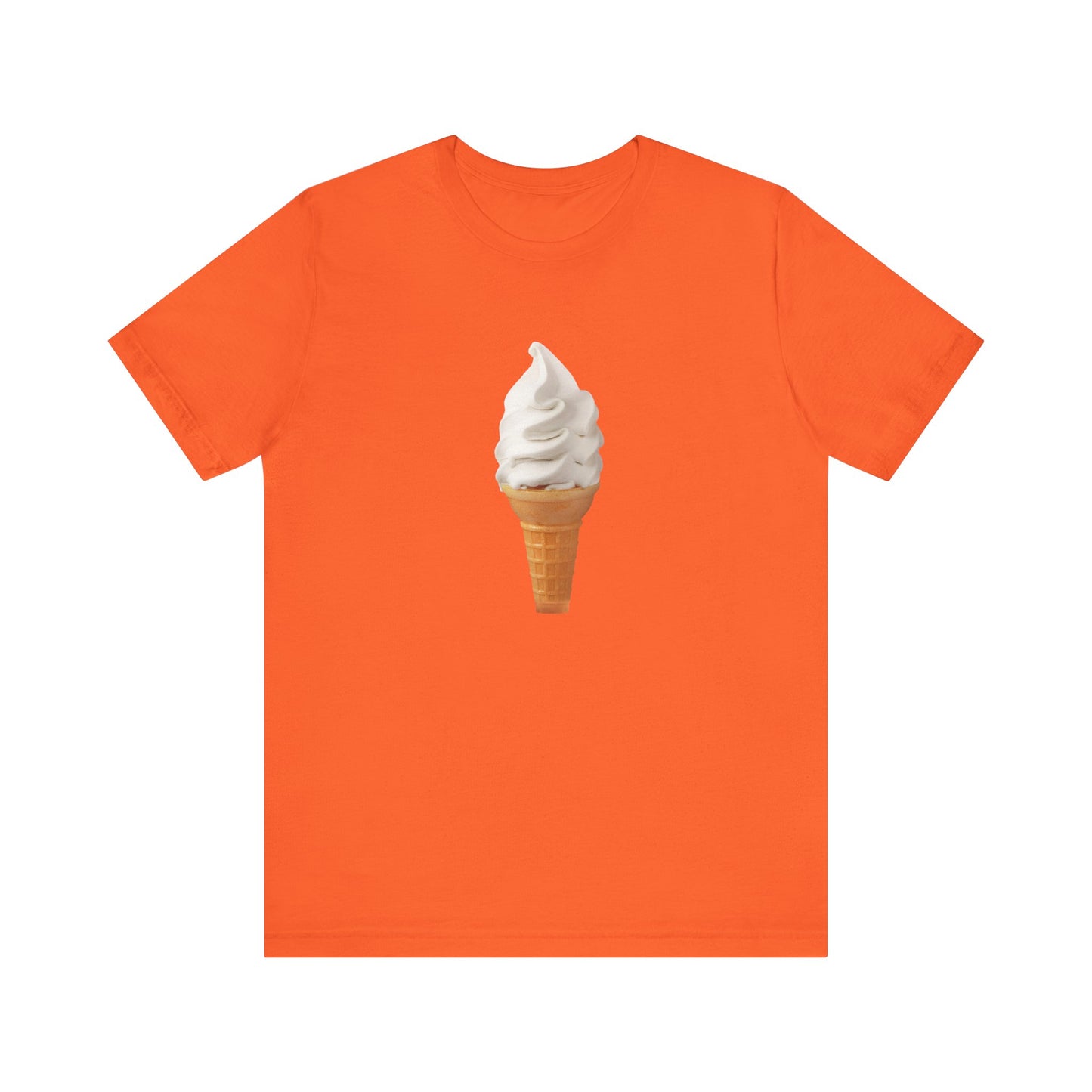 soft vanilla ice cream cone tshirt