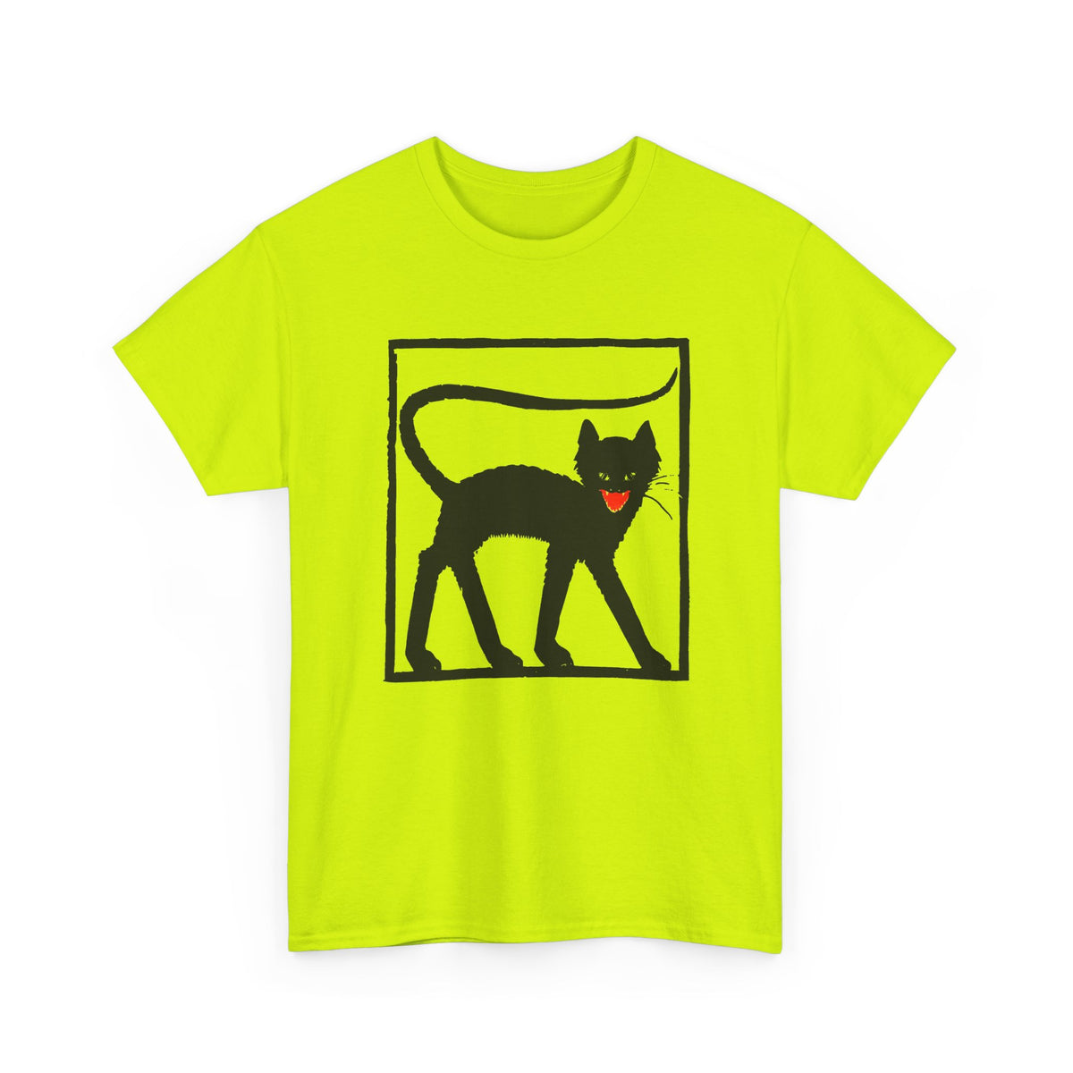 1925 black cat woodcut print by wiktoria gorynska tshirt